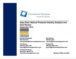 Expo East 2014: Natural Products Industry Analysis and Deal Review