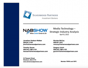 NAB Show 2015 – Media Technology Analysis