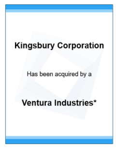 Kingsbury Corp